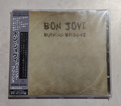 Bon Jovi - Burning Bridges Cd Japón Excelente - Sambora 