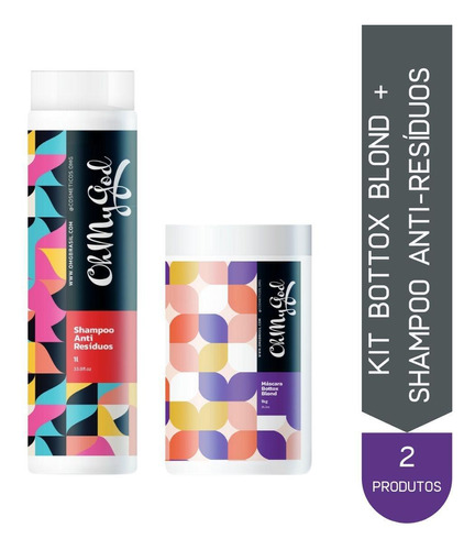 Kit Bottox Capilar Blond + Shampoo Anti-resíduos Oh My God