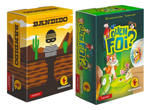 Bandido + Quem Foi? - Jogos - Papergames