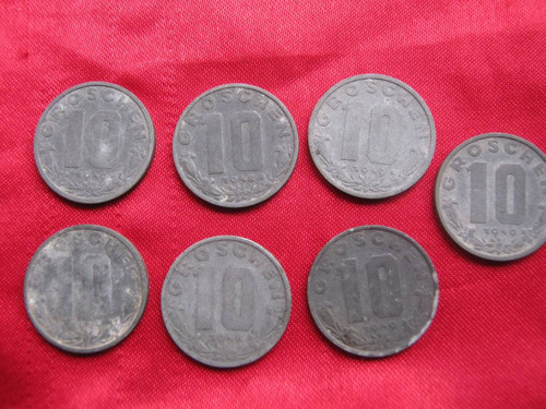 Austria 10 Groschen 1948 Y 1949