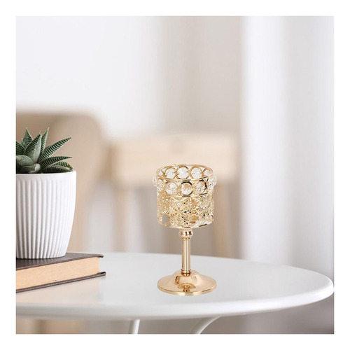 3 Candle Holders With European Crystal Candlesticks For
