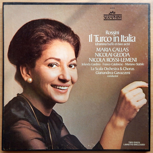 María Callas Opera Rossini Il Turco In Italia Vinilos