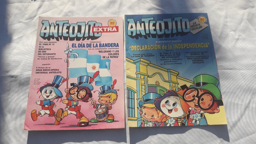 Lote X 2 Revistas ** Anteojito** Año 94 Jun/jul Fecha Patria