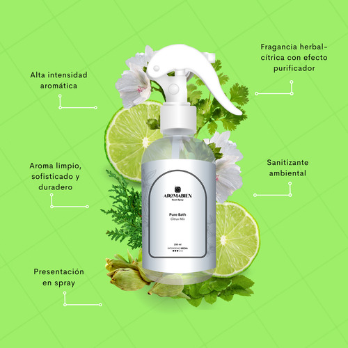 Aromatizante Para Baño Pure Bath Lemon Tree