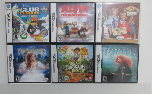 Lote X6 Juegos Originales Para Nintendo Ds