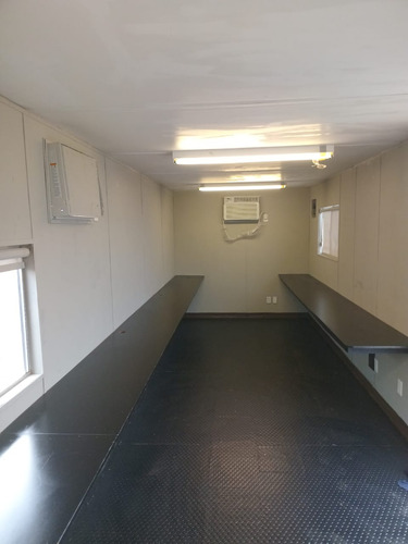 Caseta Traila Remolque Camper Oficina Móvil Wc Y Priv P/ 12