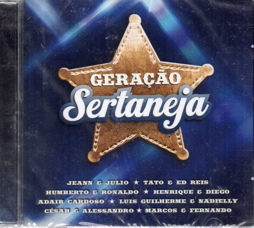 Cd Geração Sertaneja - Marcos E Fernando - Jean E Julio