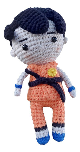 Muñeco De Apego Goku Amigurumi Tejido En Crochet