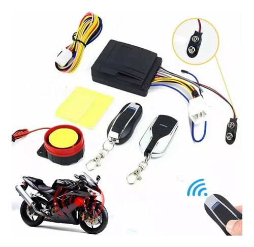 Alarma De Seguridad Antirrobo Para Motos Control Remoto, Ima