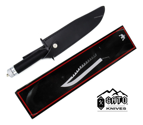 Faca Bowie Tatica Militar Facao Com Kit Sobrevivencia Rambo