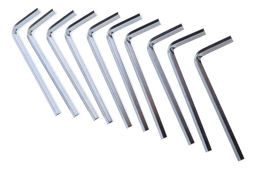 5 X 10 Piezas Allen Llave Hexagonal De