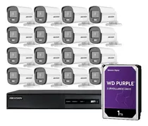 Comprar Kit Seguridad Hikvision Dvr 16+16 Camaras Color Noche+1tb
