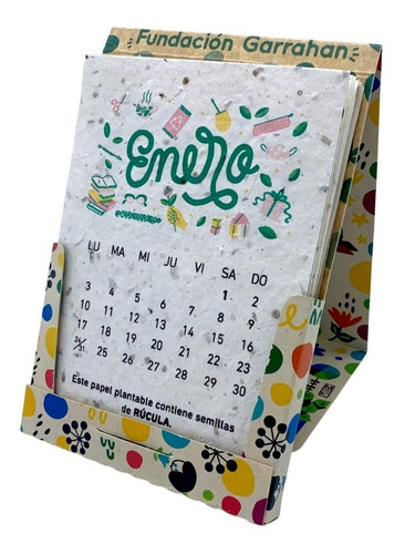 Imagen 3 de 8 de Kit Eco Calendario 2022 Plantable - Fundación Garrahan