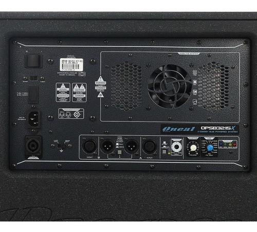 Caixa Subwoofer Oneal Ativo Sub Grave Opsb 3215x Prof 15 Pol