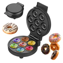 Comprar Máquina Eléctrica Antiadherente Para Hacer Mini Donas, Repostería Gourmet 7 Donuts 110v 1000w