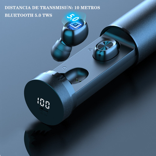 Imagen 2 de 9 de Audífonos Intraurales Hyiear Tws Bluetooth 5.0 Estéreo