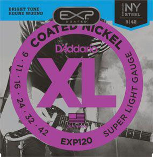 Encordoamento Para Guitarra Daddario 0,09 Exp120 9-42