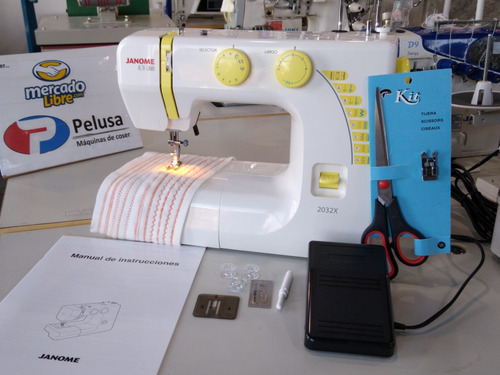 Janome 2032x + Tijera Y Falso Overlock De Regalo!!!!! Gtía