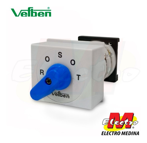Selector Fase 32a Salida Unip 0/360 Cd Vefben Electro Medina
