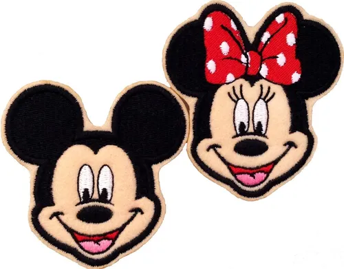 Parches bordados termoadhesivos - Minnie Mouse