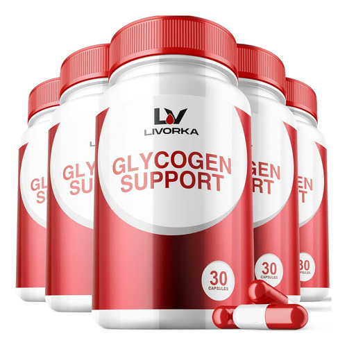 Paquete De 5 Soporte De Glucógeno, Fórmula Avanzada De Control De Glucógeno Wonderfix, Cápsulas De Glucógeno, Fijació
