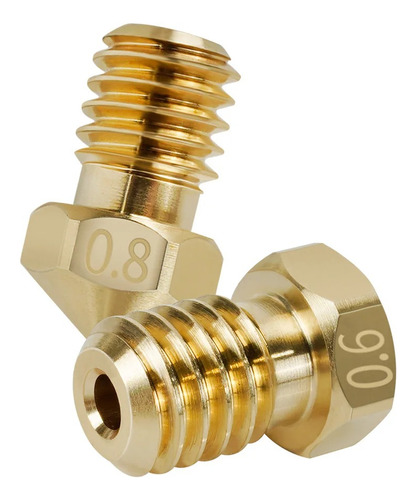 Boquilla Nozzle E3d , Filamento 1.75mm, Impresora 3d, Latón