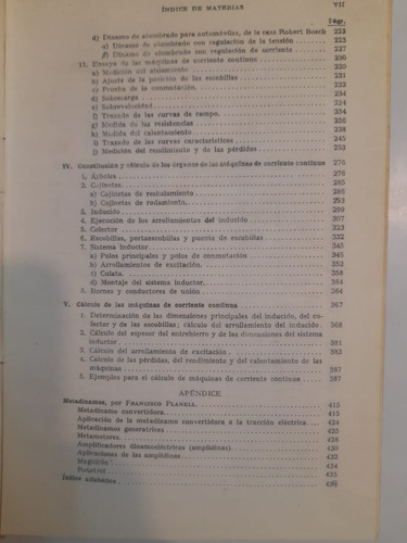 Teoría Y Construcción De Maquinas De Corriente Continua (Usado)