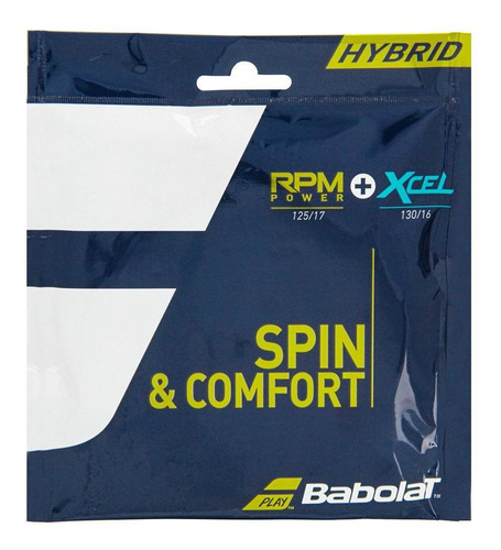 Corda Babolat Hybrid Set Individual 1.25mm + Xcel 1.30mm