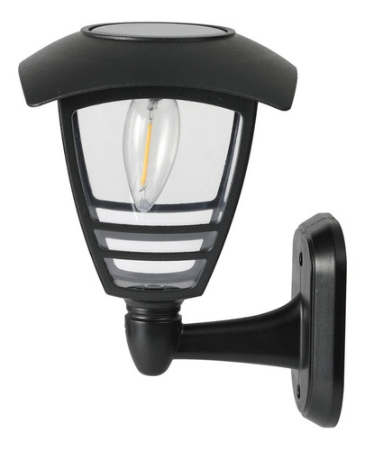 Farol Pared Impermeable Solar Luz Led Para Exteriores