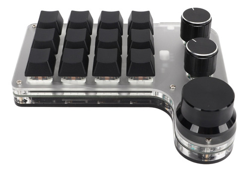 Teclado Programable Con 3 Botones Rgb Y 12 Teclas Bluetooth
