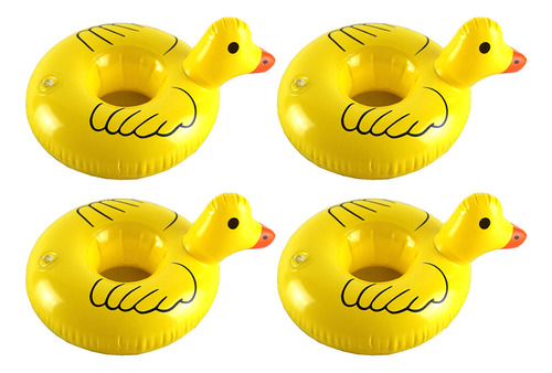 Portavasos De Agua Pool Floats Para Bebidas, 4 Unidades