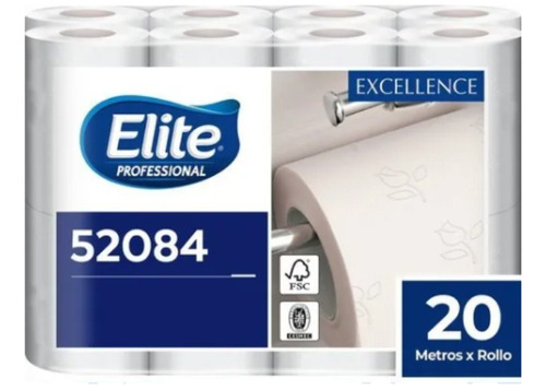 Papel Higiénico Elite D/h Hoja 3 Paquete X 16 Rollo - 52084