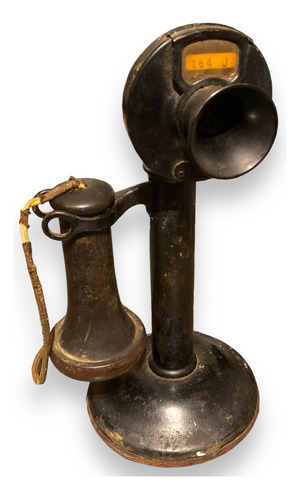 Teléfono Antiguo Candelabro Marca American Tel & Tel Co 1913