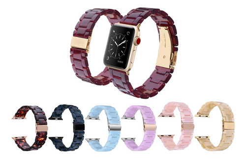 Brazalete De Resina Para Apple Watch Series 7/6/5/4/3/2...