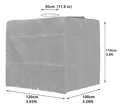 Cubierta Protectora Para Tanque De Agua M34c Lona De 1000l