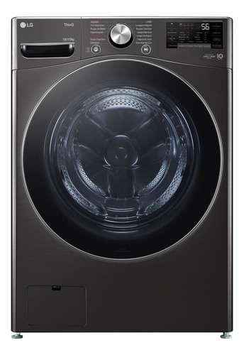 Lava E Seca LG Smart Thinq Com Wi-fi 18kg Black Inox 220v