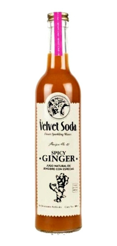 Spicy Ginger Velvet Soda Concentrado Jengibre Spicy Pieza