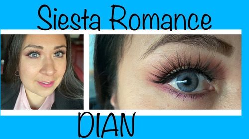 Imagen 8 de 8 de Siesta Black Romance Dian - Lentes De Contacto
