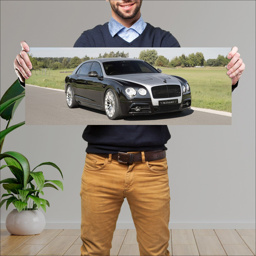 Cuadro 30x80cm Auto 2014 Bentley Flying Spur By 205