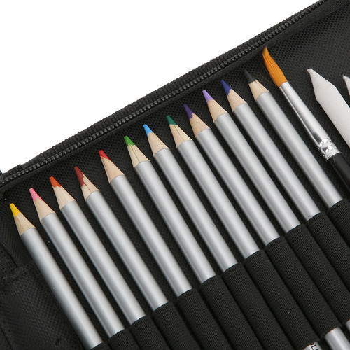 Kit De 41 Lápices De Madera Para Dibujar, Para Estudiantes D