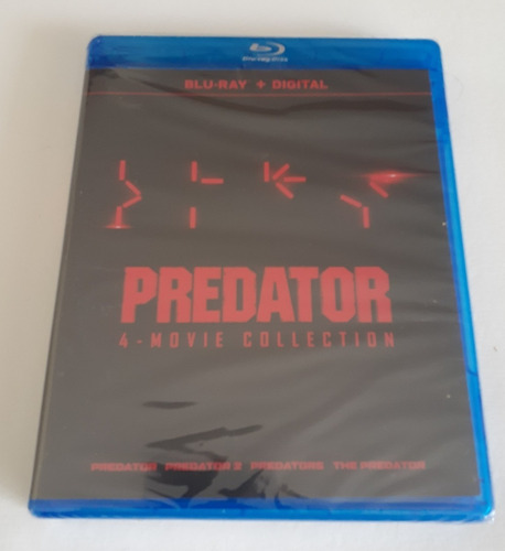 Predator 4 Movie Collection Blu-ray Nuevo Original
