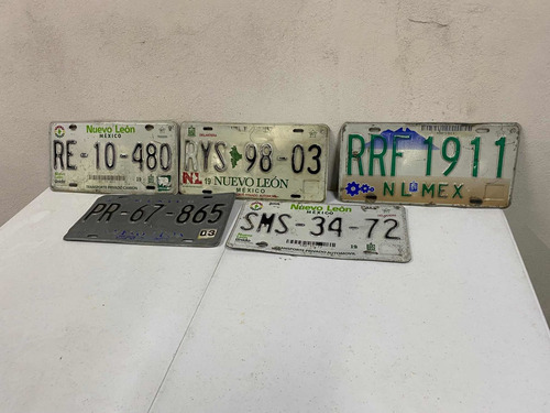 Placas De Autos De Época Originales