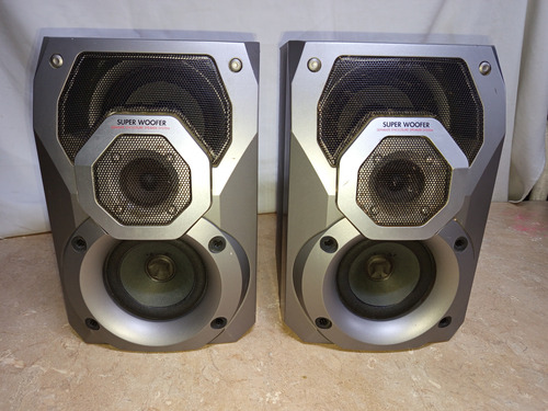 Módular Panasonic Ak27 Super Woofer Par De Bocinas 6 Ohms Gris Plata 200 W (Usado)