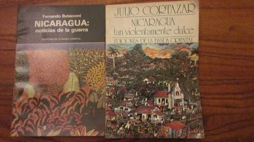 Lote De 2 Libros De Nicaragua. De Cortázar Y Butazzoni
