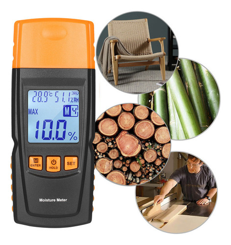 Medidor De Temperatura, Humedad Y Madera Con Timber Ambient