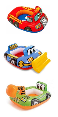 Flotador Inflable Intex Carritos Botes Para Bebes 59586