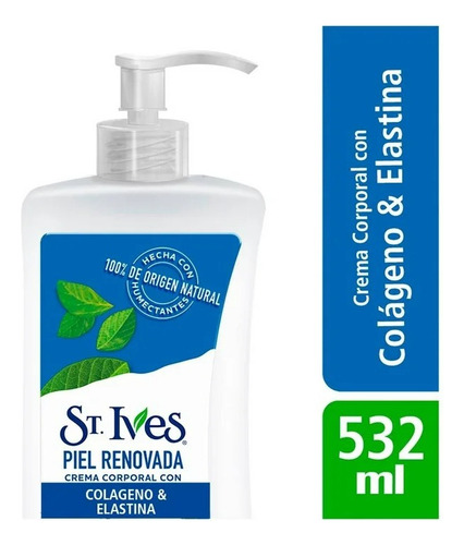 2 Pza Crema Corporal St. Ives Colágeno Y Elastina 532 Ml Fragancia Neutro