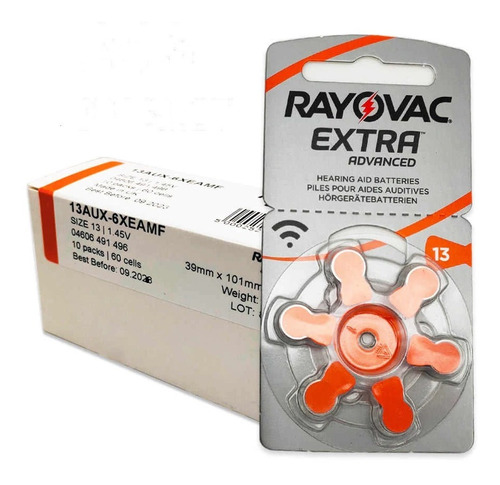 Pilas Audifonos De Sordera Rayovac 13