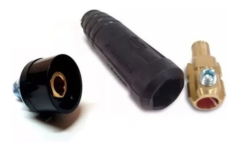 Juego Conector Borne Hembra Y Macho Chasis 9mm Soldadora