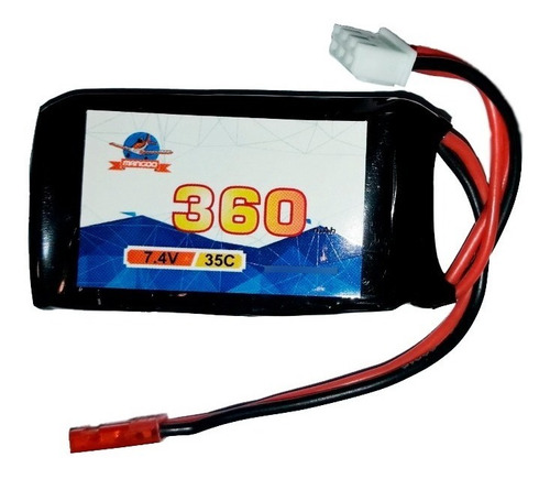 Batería Lipo 7.4v 360mah 35c Drones Aviones Helicópteros Rc